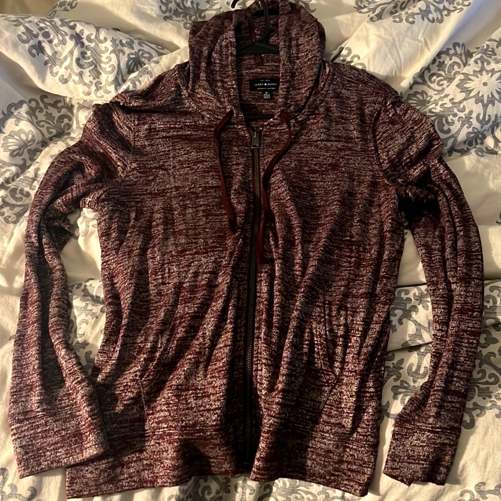 Lucky soft hooded zip up